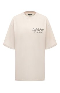 Хлопковая футболка MSGM