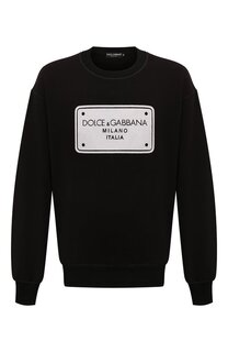 Хлопковый свитшот Dolce & Gabbana