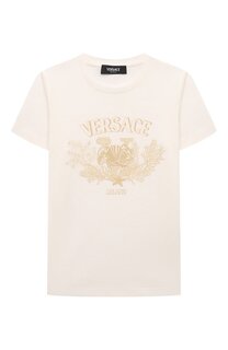 Хлопковая футболка Versace