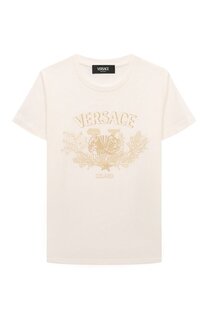 Хлопковая футболка Versace