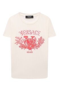Хлопковая футболка Versace