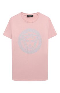 Хлопковая футболка Versace