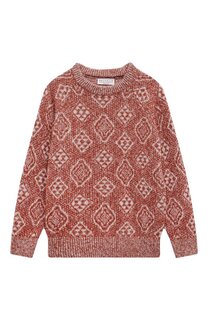 Свитер из шерсти и хлопка Brunello Cucinelli