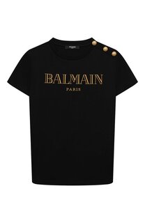 Хлопковая футболка Balmain
