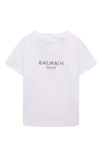 Хлопковая футболка Balmain