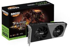 Видеокарта PCI-E Inno3D GeForce RTX 4070 Ti SUPER TWIN X2 (N407TS2-166XX-186156N) 16GB GDDR6X 256bit 5nm 2340/21000MHz 3*DP/HDMI RTL