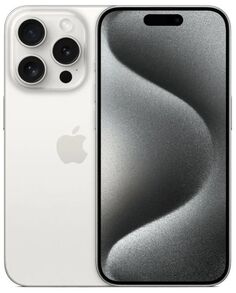 Смартфон Apple iPhone 15 Pro 512GB (MTQE3ZA/A) White Titanium (A3104), with 2 Sim trays no eSim