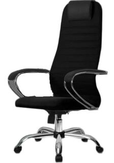 Кресло офисное Metta SU-B-8 80528611 подл.131/осн.003, черное(H) Метта
