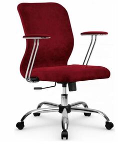 Кресло офисное Metta SU-Mr-4(Vivaldi) z313549613 подл.000/осн.003, красное Метта