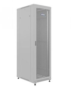 Шкаф напольный NTSS R 22U 600х800мм, 4 профиля 19", двери перфорированная и сплошная металл, серый RAL 7035 (NTSS-R22U6080PD)