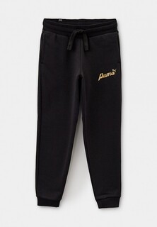 Брюки спортивные PUMA ESS+ SCRIPT Metallic Pants FL G