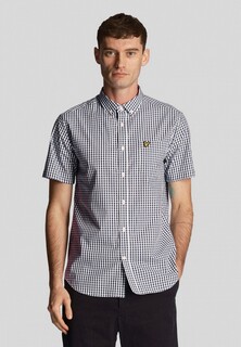 Рубашка Lyle & Scott Short Sleeve Slim Fit Gingham Shirt