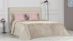 Покрывало стеганое Velvet Edition (геометрия), цвет Карамель Home