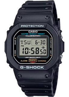 Японские наручные мужские часы Casio DW-5600UE-1. Коллекция G-Shock