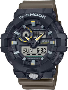 Японские наручные мужские часы Casio GA-710TU-1A3. Коллекция G-Shock