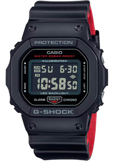 Японские наручные мужские часы Casio DW-5600UHR-1. Коллекция G-Shock