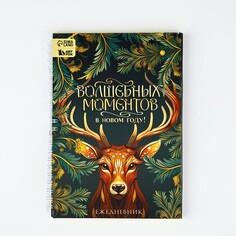 Новый год. ежедневник в подарочной коробке Art Fox