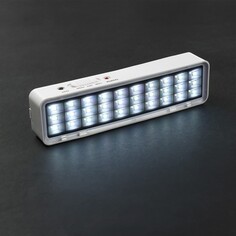 Светильник аварийный светодиодный, 30 led, 3 вт, ac/dc, 220 в, аккум. lead acid, белый Luazon Lighting