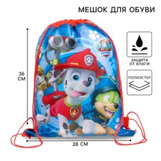 Мешок для обуви 28х36 см, щенячий патруль Art Fox Study