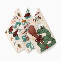 Набор полотенец Доляна