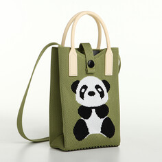 Сумка на кнопке, цвет зеленый Выбражулька