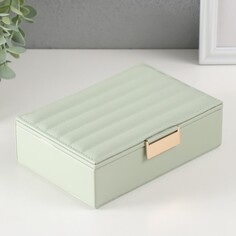 Шкатулка кожзам для украшений NO Brand