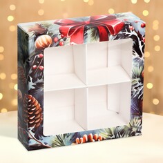 Коробка под 4 конфеты Upak Land