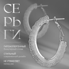 Серьги металл Queen Fair