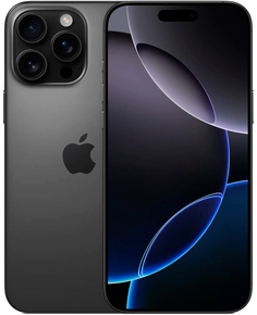 Смартфон Apple iPhone 16 Pro Max dual-SIM 256 ГБ, «титановый чёрный»