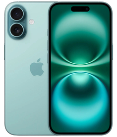 Смартфон Apple iPhone 16 dual-SIM 512 ГБ, бирюзовый