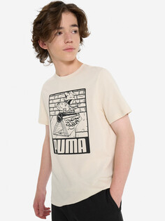 Футболка для мальчиков PUMA ESS+ Mid 90s Graphic, Бежевый