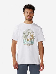 Футболка мужская Mountain Hardwear Grizzly Bear Short Sleeve, Белый