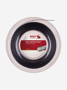 Струна для большого тенниса MSV Hepta Twist, Черный Mauve