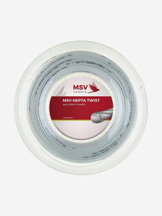 Струна для большого тенниса MSV Hepta Twist, Белый Mauve