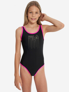 Купальник для девочек FILA, Черный
