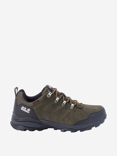 Полуботинки мужские Jack Wolfskin Refugio Texapore Low, Коричневый