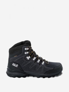 Ботинки мужские Jack Wolfskin Refugio Texapore Mid, Серый