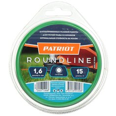 Леска для триммера 1.6 мм, 15 м, круг, Patriot, Standart/RoundLine Патриот