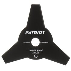 Нож для триммера 3 зуба, 230 мм, 25.4 мм, 1.6 мм, Patriot, TBS-3P Патриот