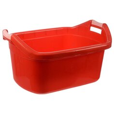 Таз пластик, 40 л, овальный, с ручкой, Радиан, 10120804/10124001