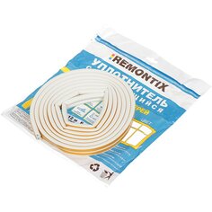 Уплотнитель D, самоклеящаяся основа, 9х7.4 мм, 6 м, белый, Sila, REMDW00006/SILA СИЛА