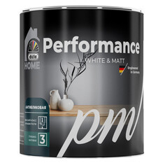 Краски для стен и потолков краска в/д DUFA Home Performance matt база1 для стен и потолков 0,9л белая, арт. МП00-009864