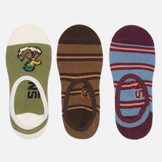 Комплект носков Vans Move Faster Canoodle Wmns 3-Pack, цвет комбинированный