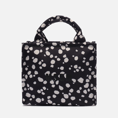 Сумка MSGM Canvas Printed Small Tote, цвет чёрный