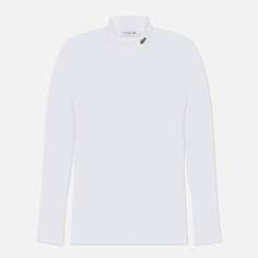 Женский лонгслив Lacoste Slim Fit Stretch Cotton, цвет белый