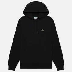Мужская толстовка Lacoste Organic Cotton Hoodie, цвет чёрный