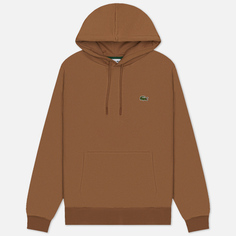 Мужская толстовка Lacoste Organic Cotton Hoodie, цвет коричневый