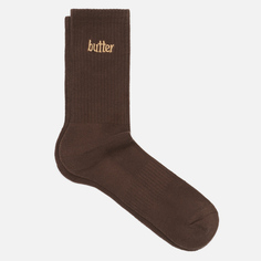 Носки Butter Goods Basic, цвет коричневый