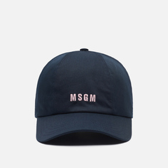 Кепка MSGM Micrologo Baseball, цвет синий
