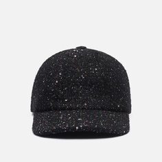 Кепка MSGM Lurex Tweed Baseball, цвет чёрный